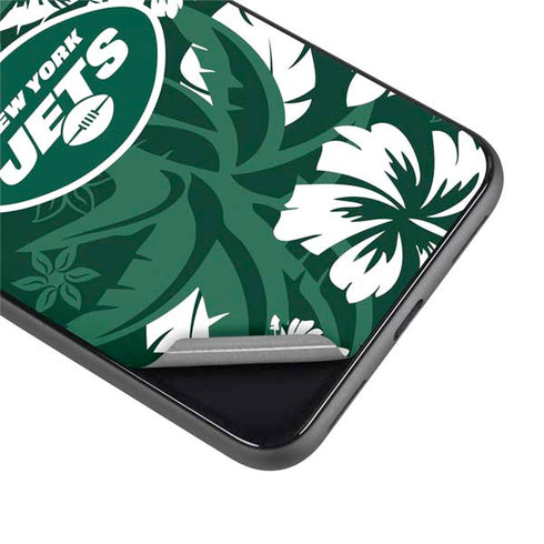 NFL New York Jets Tropical Print Google Pixel 4 XL Skin